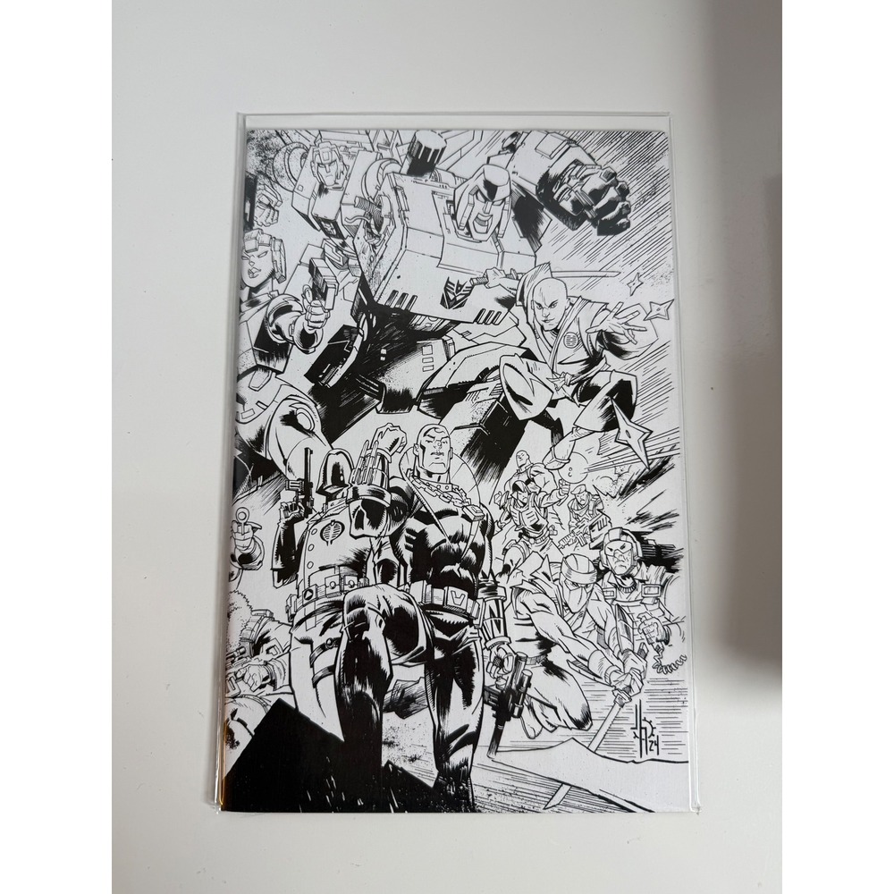Transformers vs GI Joe Special 0 2024 Sketch Variant Freddie Williams II Image
